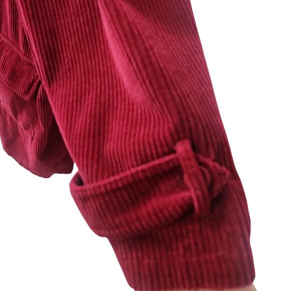 Willow Lane Red Corduroy Shacket Size 1X - Picture 6 of 13